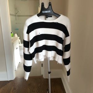 Zara Ripped Sweater